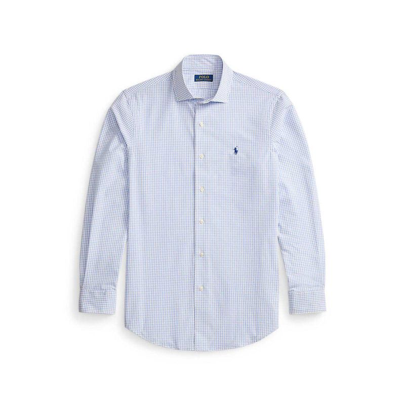 Polo Ralph Lauren Custom Fit Plaid Stretch Poplin Shirt image number 2